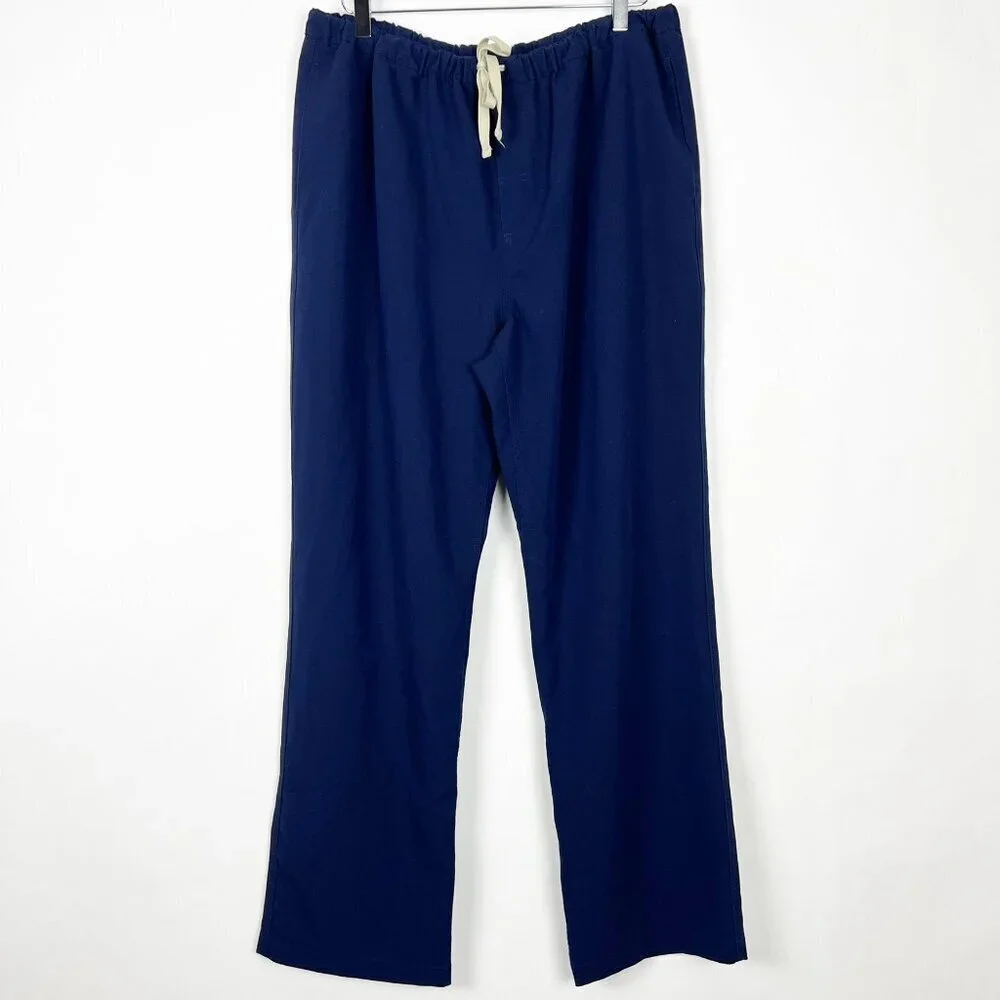 Figs Technical Collection Pisco Basic Scrub Pants Men's Size XL Navy Pull On